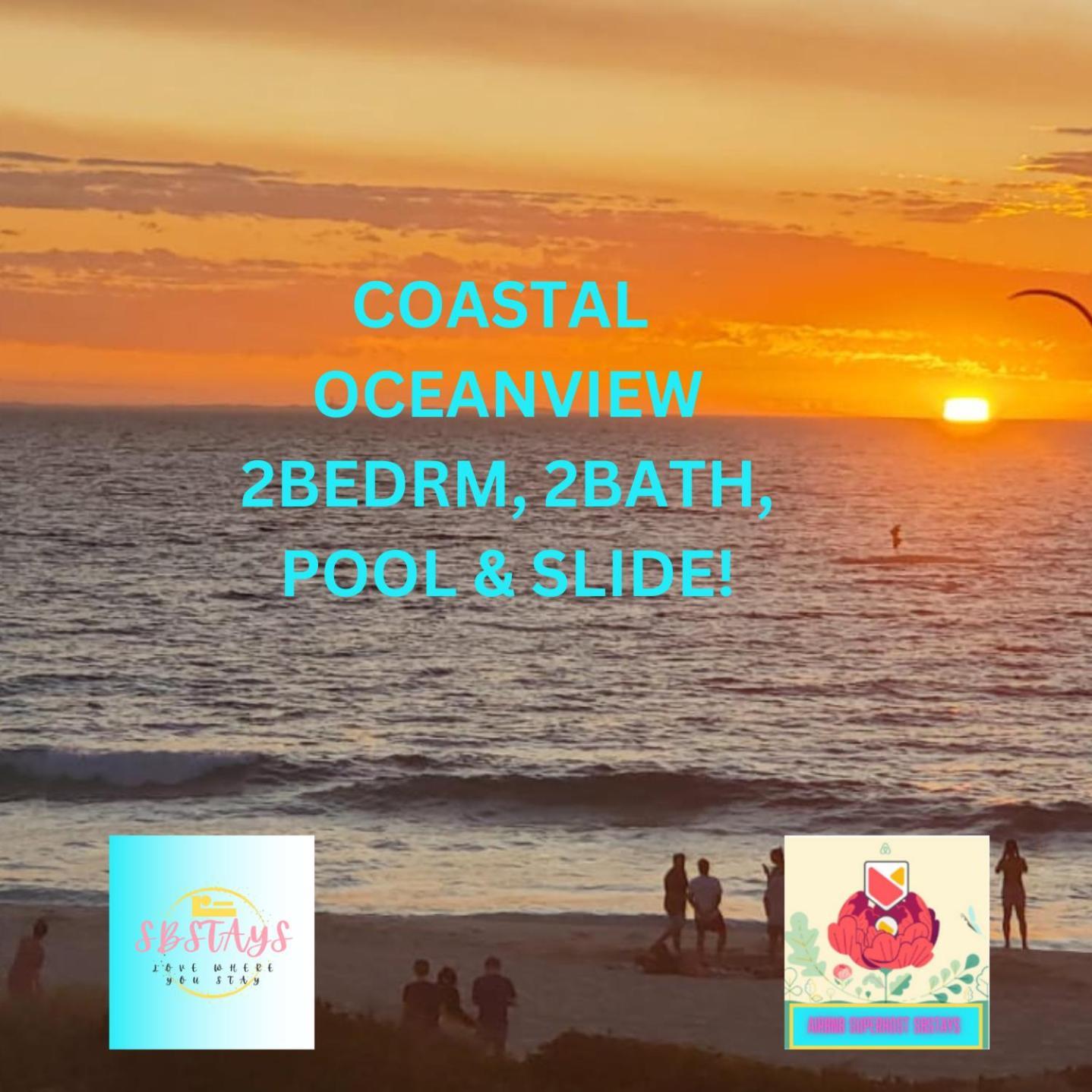 Coastal Oceanview 2bedrm 2bath Pool & Slide! Aparthotel